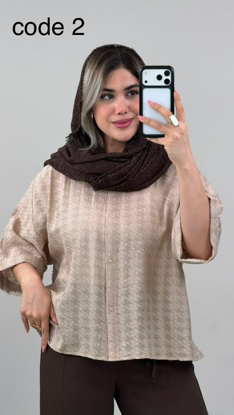 شومیز سوزنی ۳۸ تا ۴۶