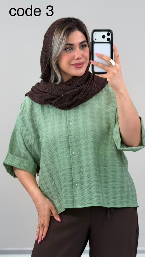 شومیز سوزنی ۳۸ تا ۴۶