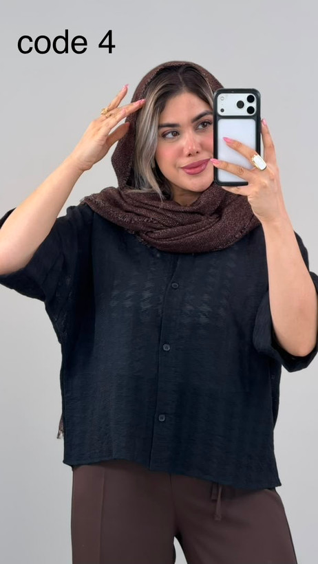 شومیز سوزنی ۳۸ تا ۴۶